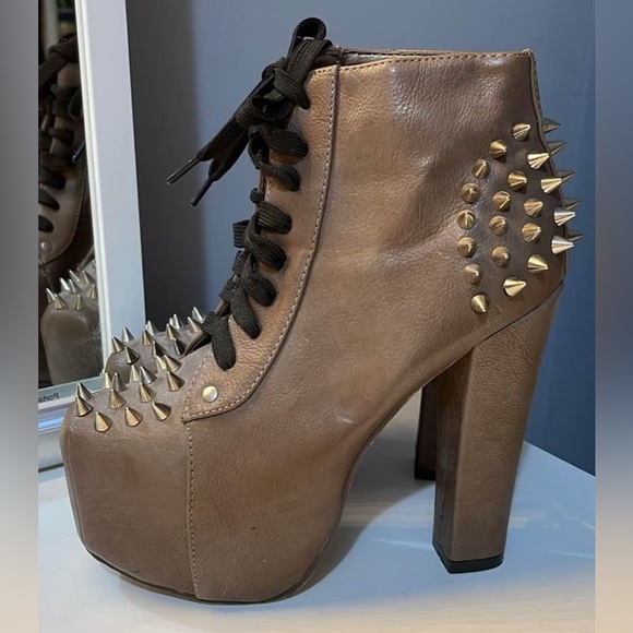 2014 Coachella Jeffrey Campbell Knockoff Platform Spike Heels Kesha Lady Gaga - Picture 3 of 6